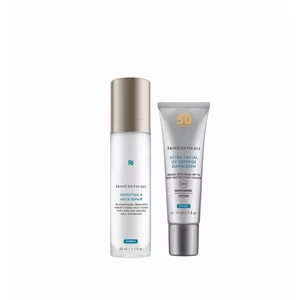 SKC  TRIPEPTID-R NECK REPAIR + 15 ML ULTRA FACIAL UV DEFENSE SUNSCREEN SPF50+